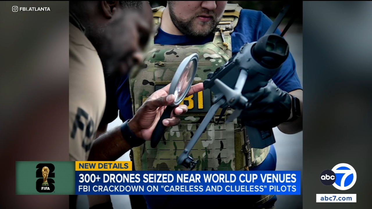 More than 300 drones have been seized since start of World Cup, officials say